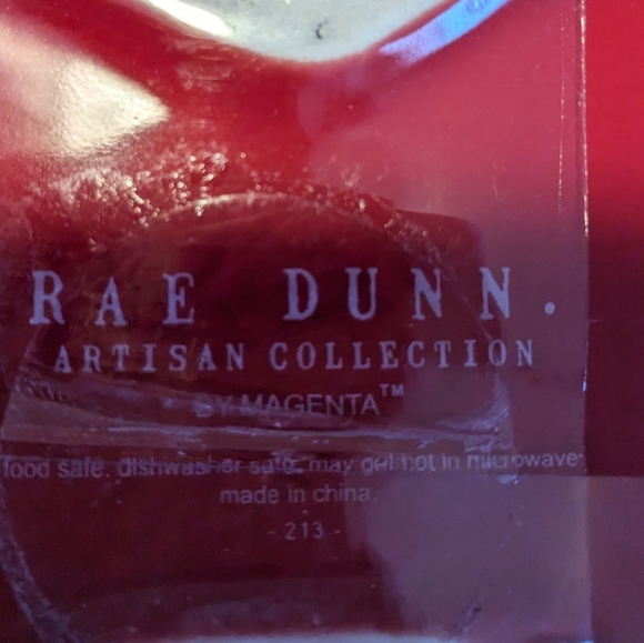 NEW Rae Dunn covered heart shaped LOVE trinket/jewelry box or candy dish - Picture 4 of 6